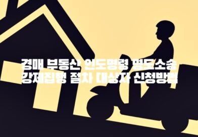 경매 부동산 인도명령 명도소송 강제집행 절차 대상자 신청방법 경매 인도명령 명도 소송