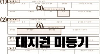 집합건물 공동주택 대지권등기 개념 분양아파트 대지권 미등기 비율 계산 이전등기 과정