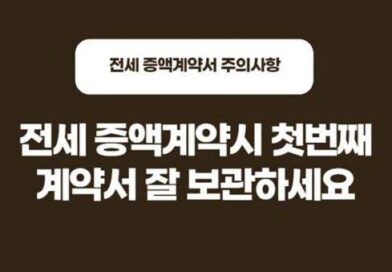 전세 재계약 증액 계약서 작성 방법 복비 중개수수료 확정일자 주의사항 renewal of lease