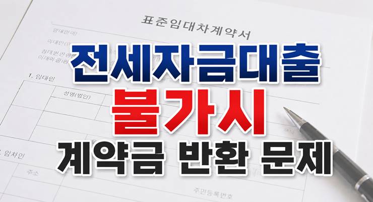 부동산 전세 계약금 반환 전세자금대출 불가 시 특약 및 은행 선방문 1 전세자금대출 불가시 계약금 반환